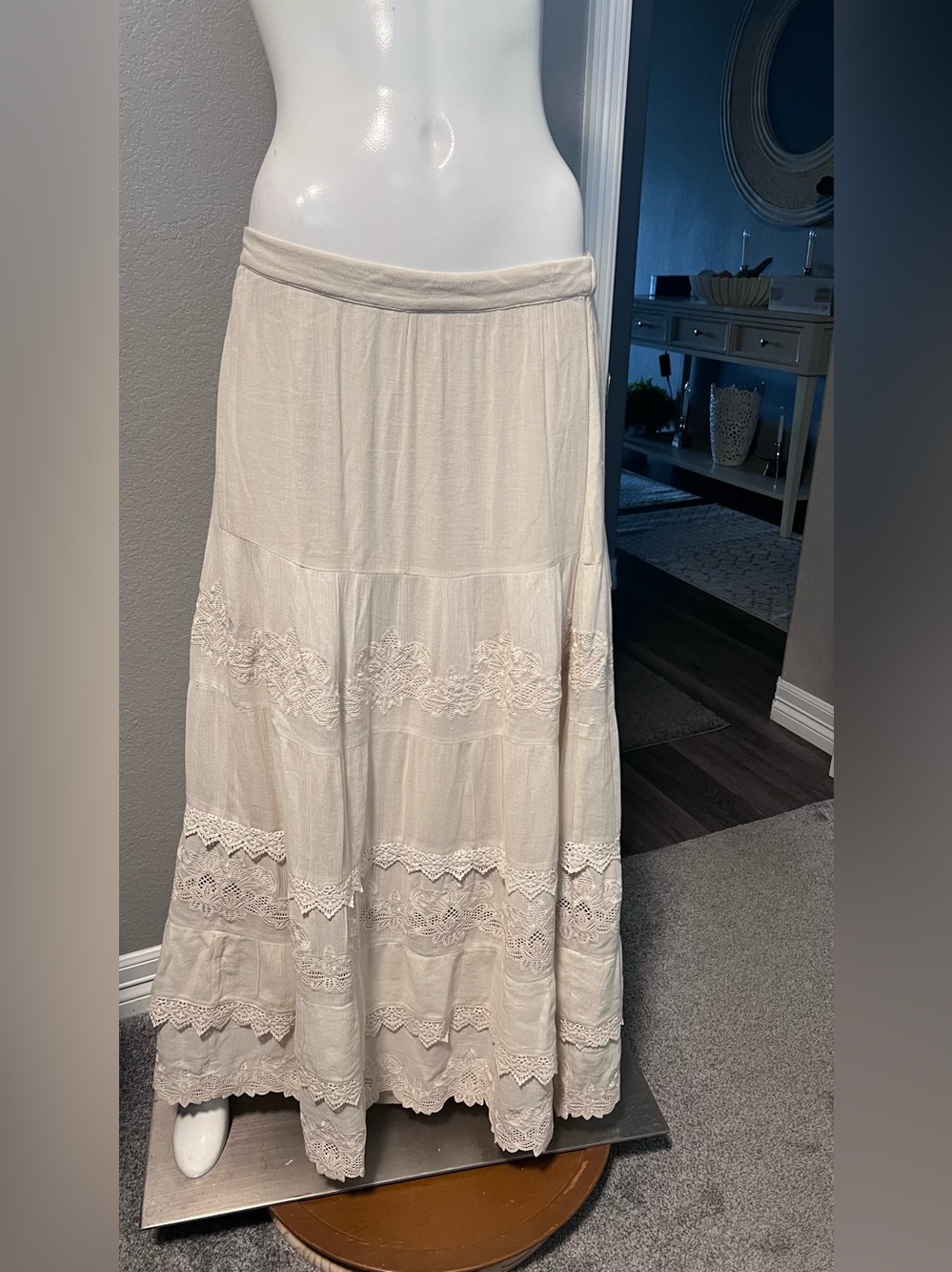 Double D Ranch Beckett Battenburg Skirt size S